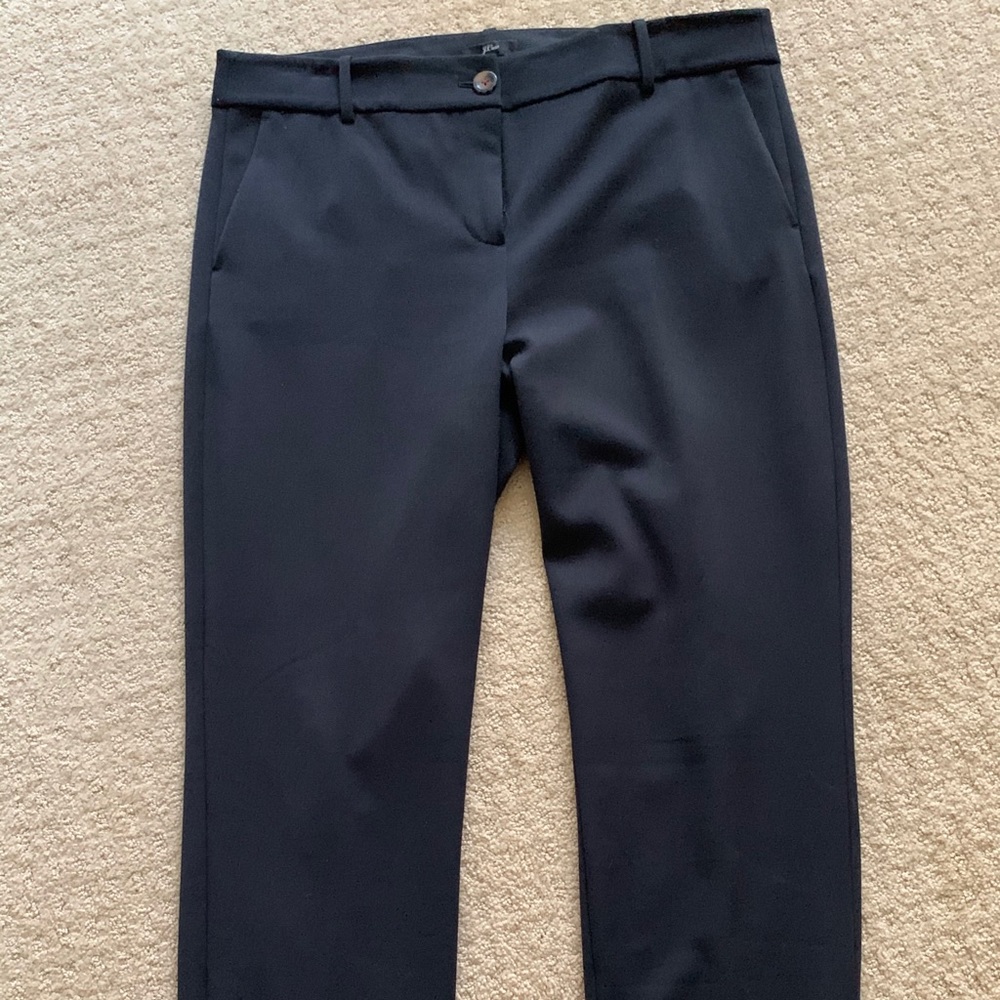 J. Crew Dark Navy Pants. Skinny Ankle. Sz 14. NWOT
